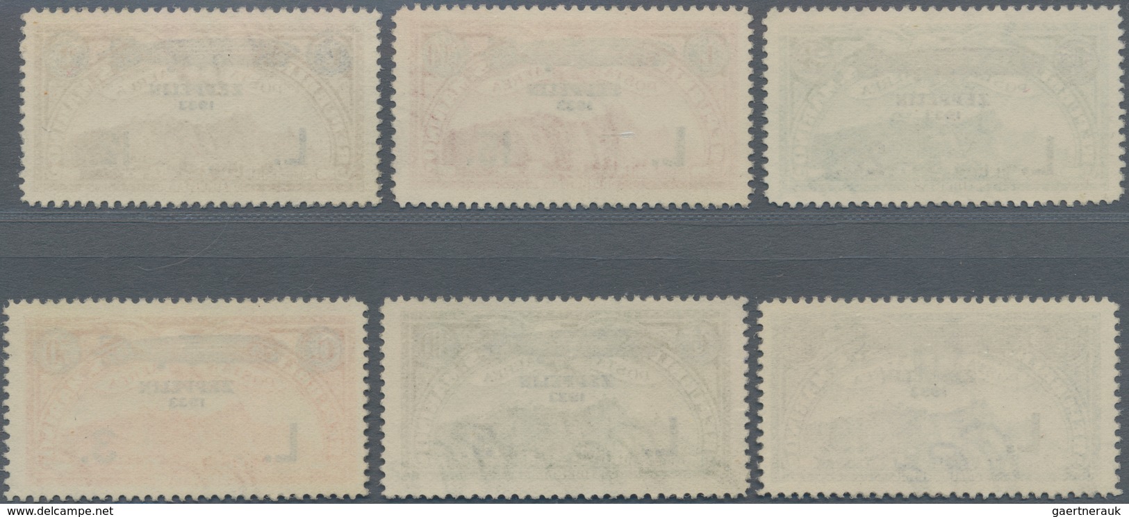 San Marino: 1933, Zeppelin, Sassone 11-16 Mint Never Hinged. Catalogue Value 600 € - Sonstige & Ohne Zuordnung