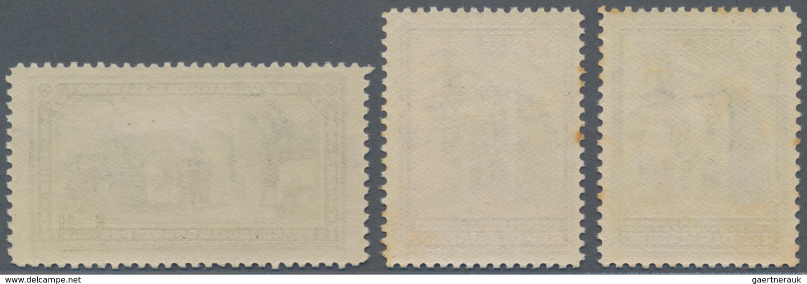 San Marino: 1932. Lot Of 1.25 L & 1.75 L "Inauguration Of The New Post Office Building", And 5 L "50 - Other & Unclassified