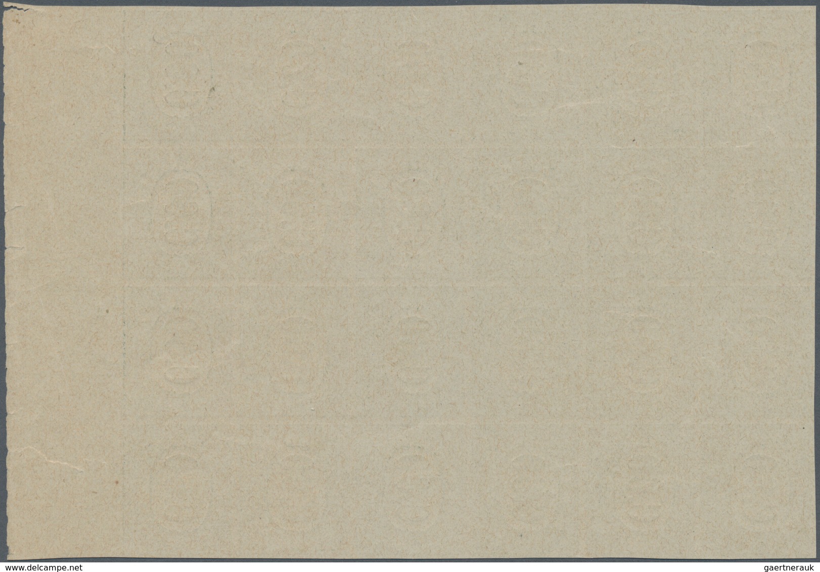 San Marino - Portomarken: 1897, 60c. Green/brown, Imperforate Proof On Unwatermarked Ungummed Paper, - Strafport
