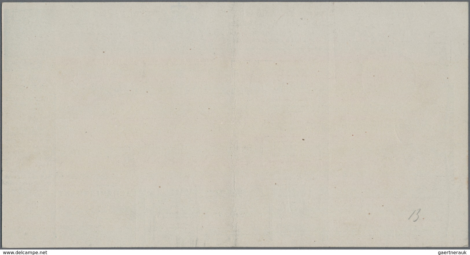 San Marino - Ganzsachen: 1890: Six Packet Card, 0,25 - 2,70 L, Mint. - Postal Stationery
