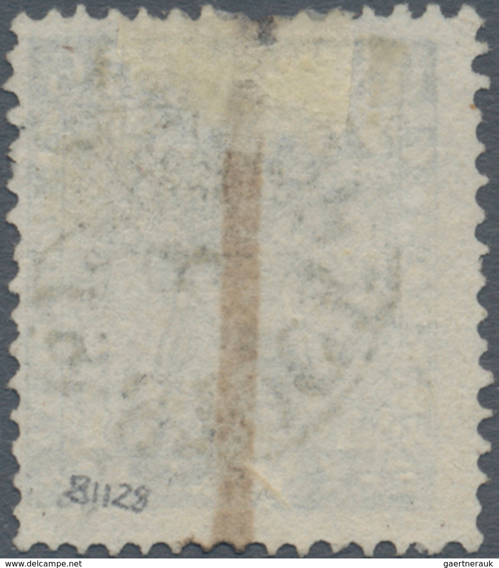 Schweden: 1855-58 6 Skill B:co Grey, Early Printing, Used And Cancelled By "STOCKHOLM/8/12/1857" C.d - Gebruikt