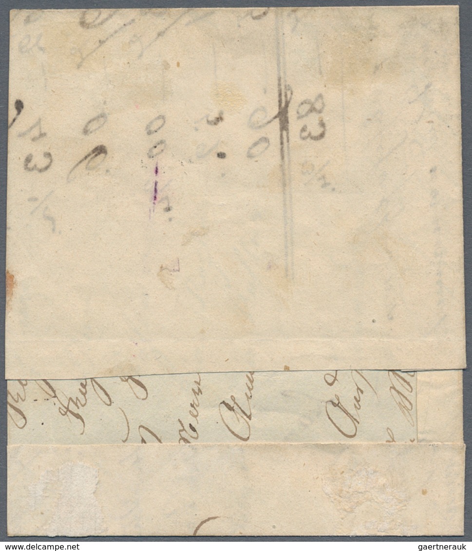 Schweiz: 1850 Ortspost 2½ Rp. Mit Kreuzeinfassung (Type 7) Zusammen Mit Poste Locale 2½ Rp. Ohne KE - Other & Unclassified