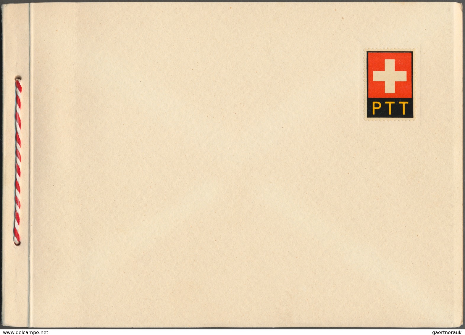 Schweiz: 1945 (20. Feb.): Spezielles Erinnerungsheft Der PTT Zum Ersttag Der Marken Und Des Blocks F - Other & Unclassified