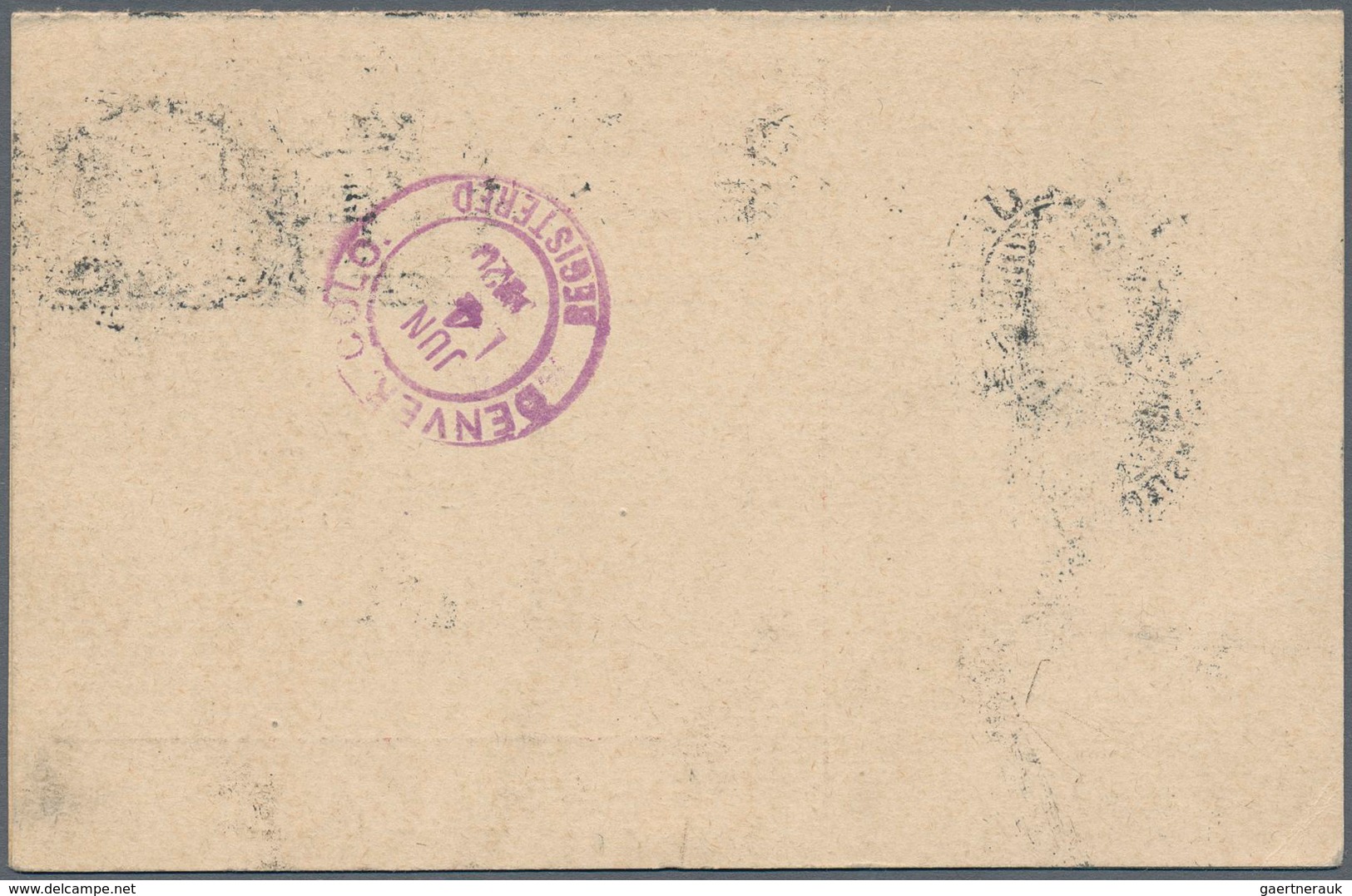 Schweiz - Ganzsachen: 1914 Ganzsachen-Doppelkarte Tell 10+10 Rp., Type II, Eingeschrieben Verwendet - Stamped Stationery