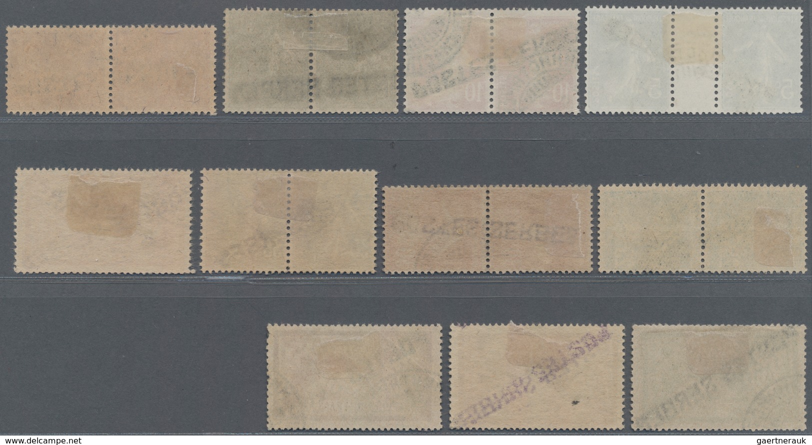 Serbien - Besonderheiten: 1916, Serbian Government In Exile On Corfou, Complete Used Set Of Eleven V - Serbien