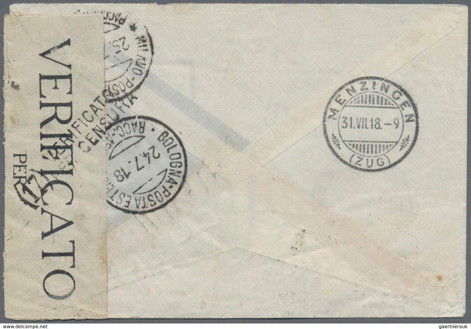 Serbien - Besonderheiten: 1917/1918, Serbian Government In Exile On Corfou, Two Commercial Entires: - Serbien