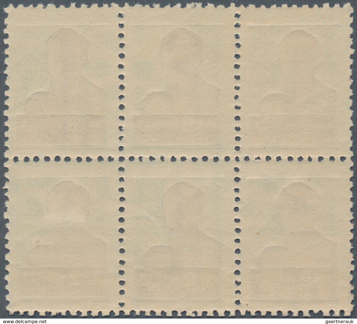 Sowjetunion: 1925, 2 R. Green/red, Perforated Ks 12, Standing Watermark, Block Of Six, Mint Never Hi - Brieven En Documenten