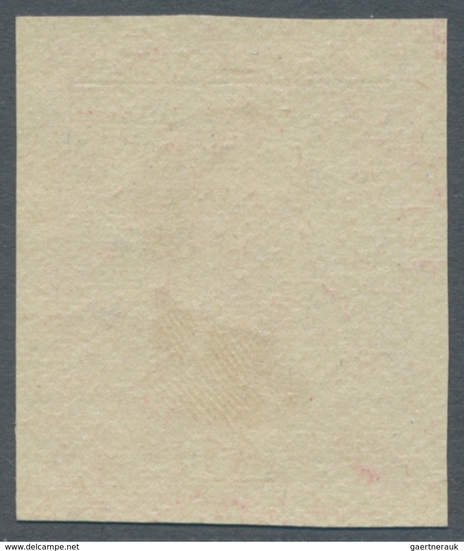 Spanien: 1930, King Alfonso XIII. Definitive 40c. Imperforate COLOUR PROOF In Carmine-red, Mint Neve - Used Stamps