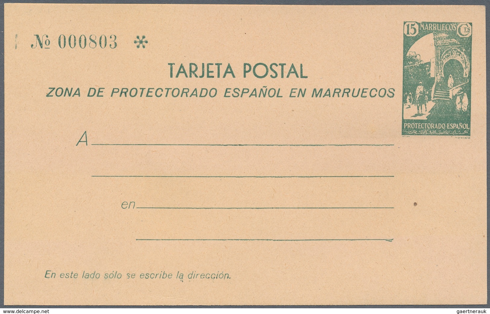 Spanien - Ganzsachen: 1933. Lot Of 3 Postcards Vista De Tetuán "Zona De Protectorado Espanol En Marr - 1850-1931