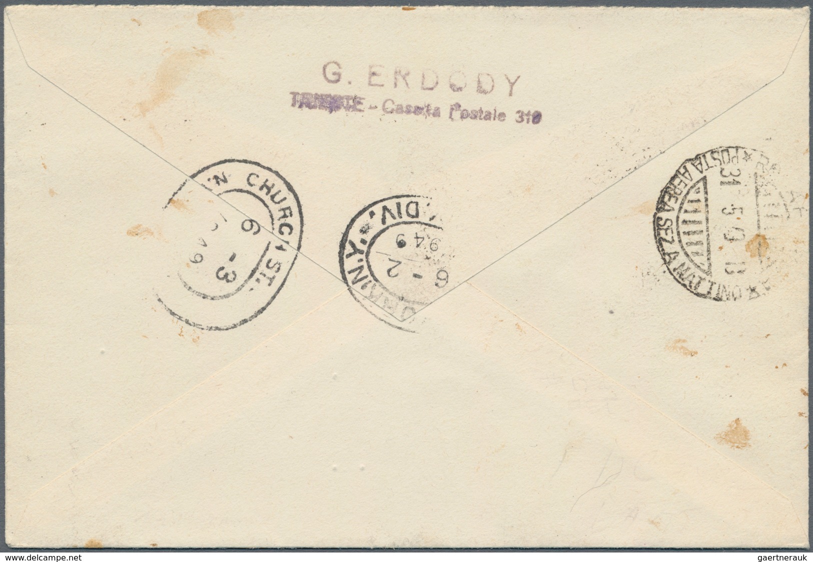 Triest - Zone A: 1949, 100 L "Centenary Of Republic Romana", Tied By FIRST DAY CANCEL From TRIESTE C - Poststempel