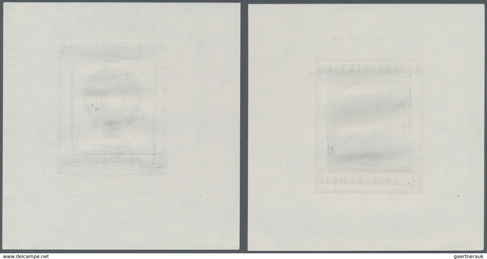 Tschechoslowakei: 1971/1973, Prague Hradčany, Eleven Imperforate Progressive Proofs Incl. Three Comb - Briefe U. Dokumente