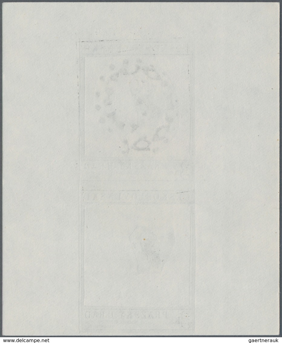 Tschechoslowakei: 1971/1973, Prague Hradčany, eleven imperforate progressive proofs incl. three comb