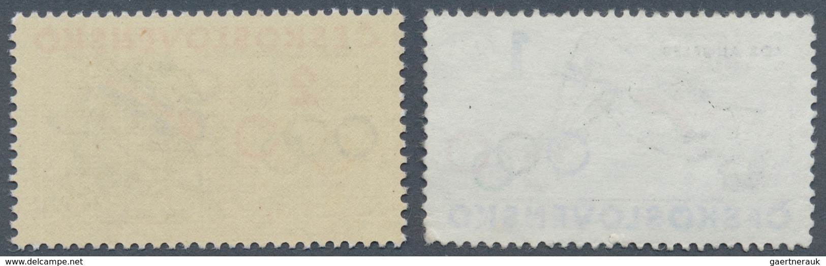 Tschechoslowakei: 1984, CZECHOSLOVAKIA, OLYMPIC GAMES LOS ANGELES, 1 Kcs UNISSUED Stamp For The Los - Covers & Documents