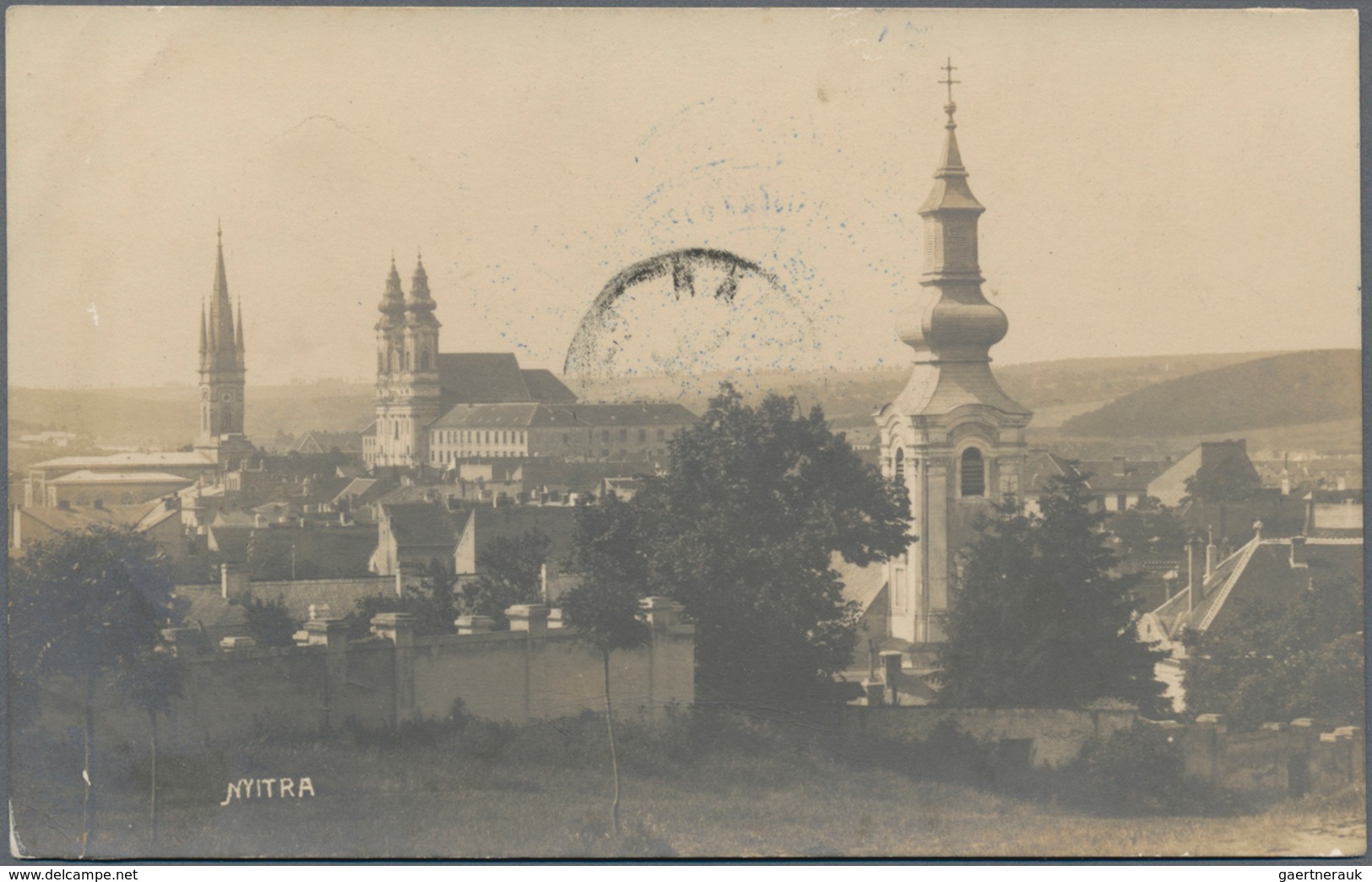 Tschechoslowakei - Besonderheiten: 1919, 2 Fieldpost Picture-postcards From PRAG And NYTRA With Vari - Andere & Zonder Classificatie