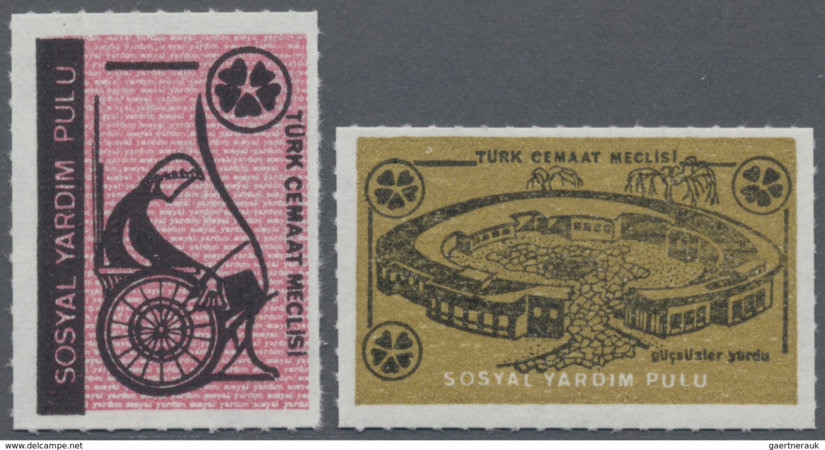 Türkisch Zypern: 1970, Social Welfare Stamps, Both Values MNH. - Ungebraucht