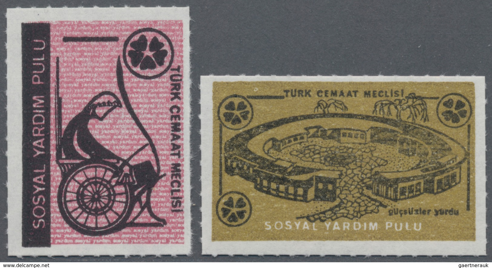 Türkisch Zypern: 1970, Social Welfare Stamps, Both Values MNH. - Unused Stamps