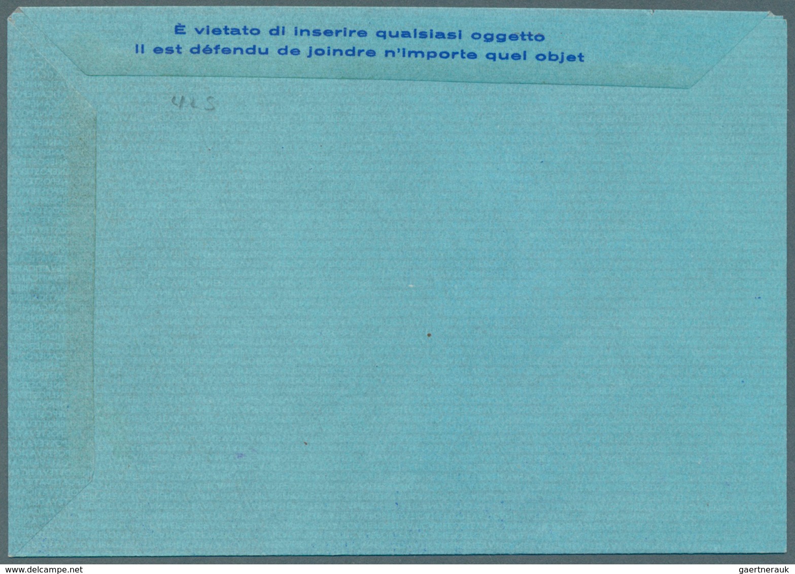 Vatikan - Ganzsachen: 1951, Aerogramme Of The Vatican L. 80 "AEROGRAMMA" Brown, Unused. Unlisted Var - Postwaardestukken