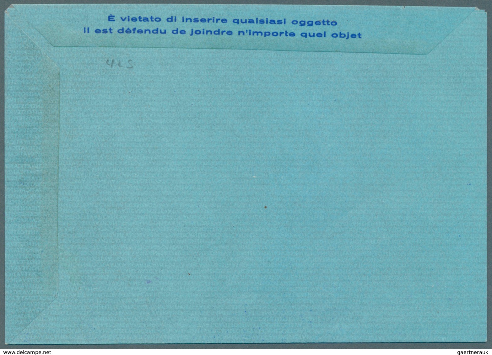 Vatikan - Ganzsachen: 1951, Aerogramme Of The Vatican L. 80 "AEROGRAMMA" Brown, Unused. Unlisted Var - Postal Stationeries