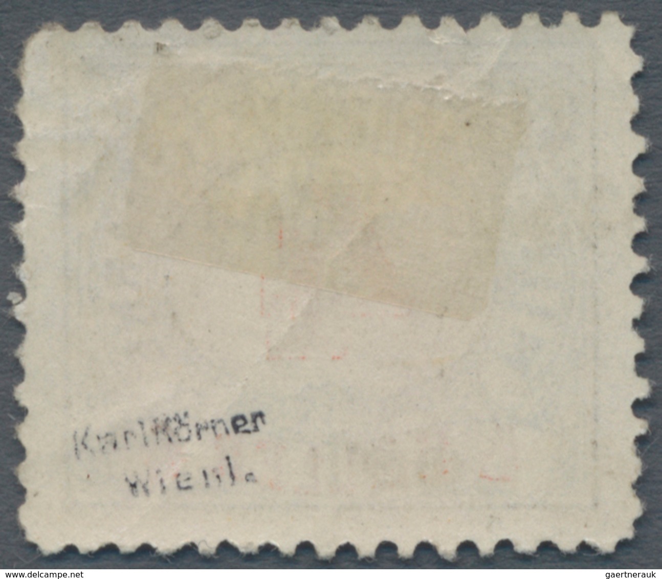 Westukraine: 1919, Overprint On 4 H. Postage Due With Double Overprint And Missing "H", MH, Certific - Oekraïne