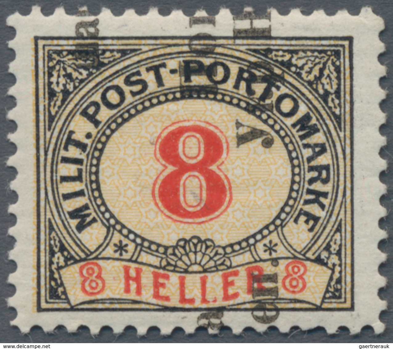 Westukraine: 1919, Stanislav, 2nd Issue Scha On 8 H With Vertical Imprint, MH, Very Rare! Certificat - Oekraïne