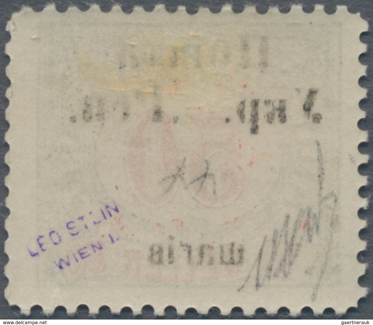 Westukraine: 1919, Stanislav, 2nd Issue Scha On 40 H With Varity "missing 'H'", MH, Certificate Miku - Oekraïne