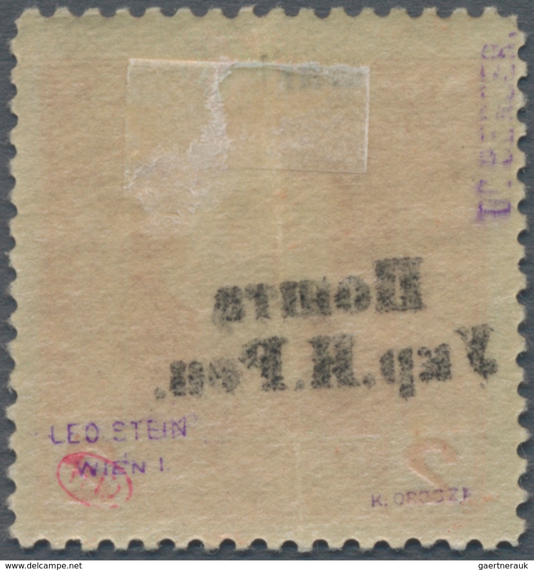 Westukraine: 1919, Postage Stamp. Austrian-Hungarian Field Post With Overprint 2 Schari With Varity - Ukraine