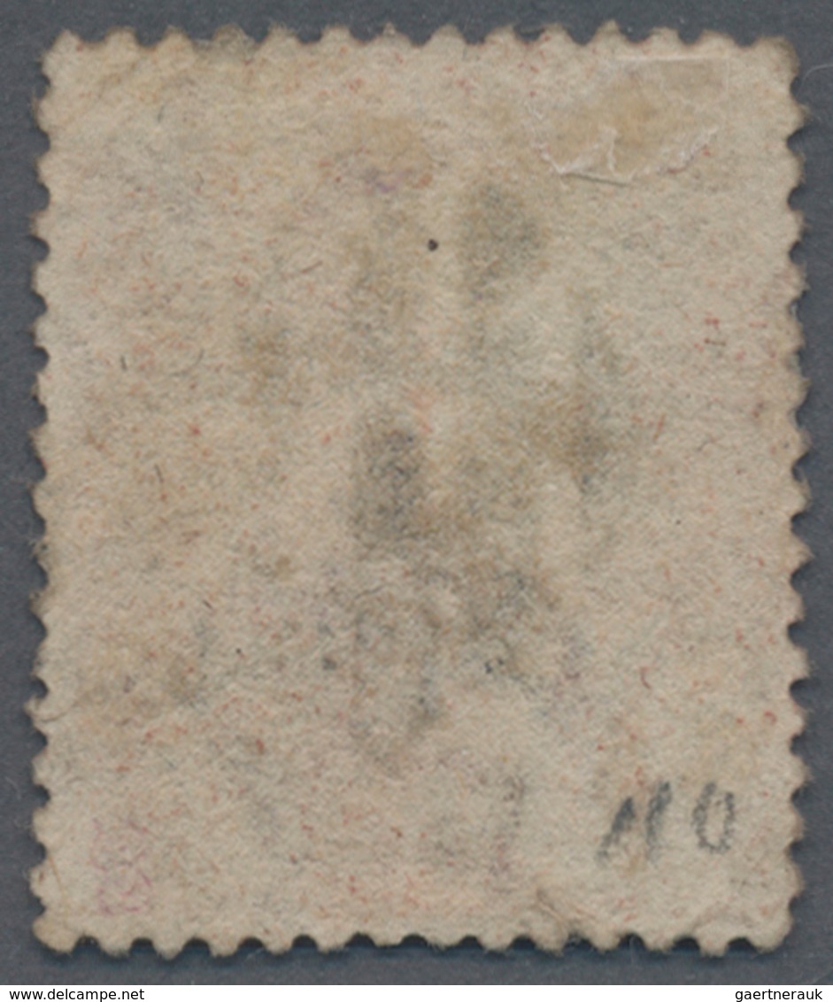 Zypern: 1881, 'HALF-PENN(Y)' On 1d Red, Plate 205, Type 3 (18mm) Surcharge, Lettered 'BG' And Showin - Other & Unclassified