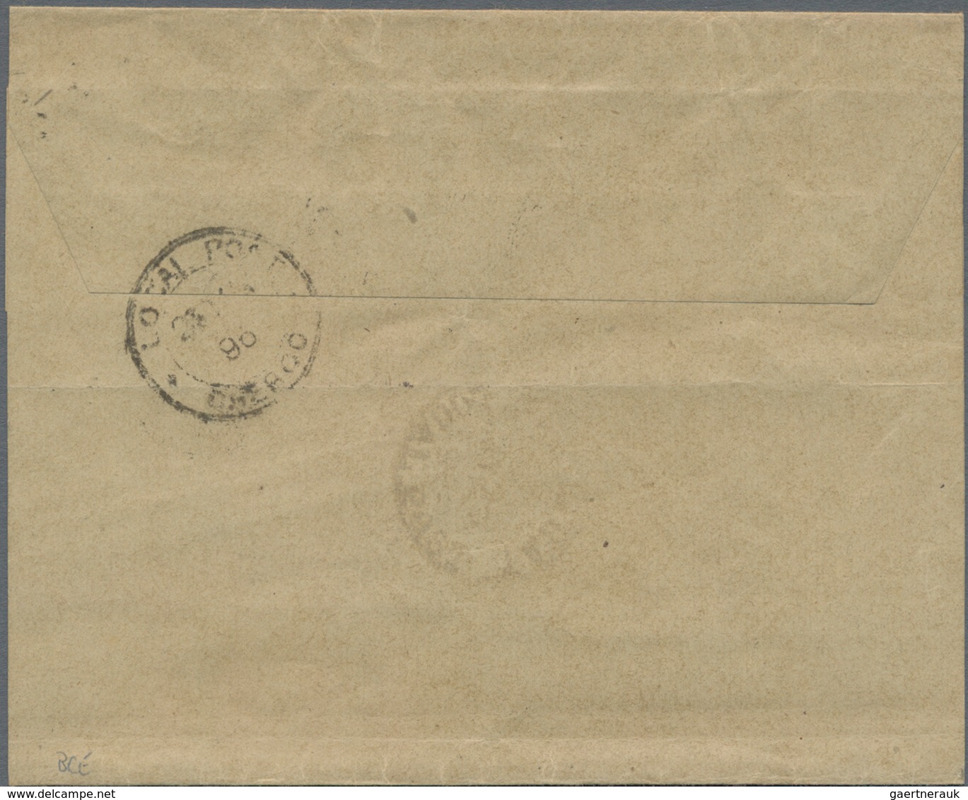 China - Lokalausgaben / Local Post: Chefoo, 1893, Wrapper 1/2 C. Green Canc. "LOCAL POST CHEFOO" In - Other & Unclassified