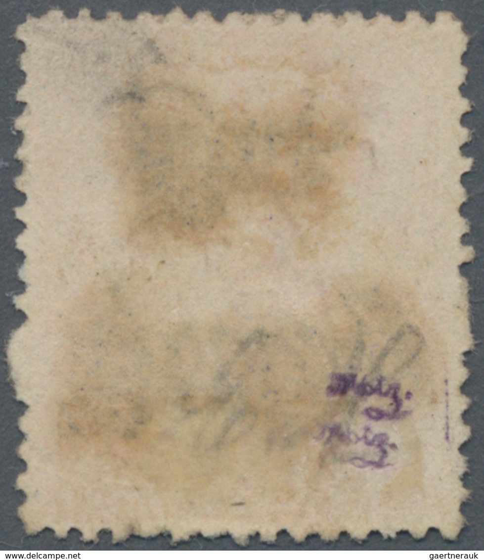 China - Shanghai - Portomarken: 1892, 5 C. Rose Without Watermark, Inverted Overprint "Postage Due", - Other & Unclassified
