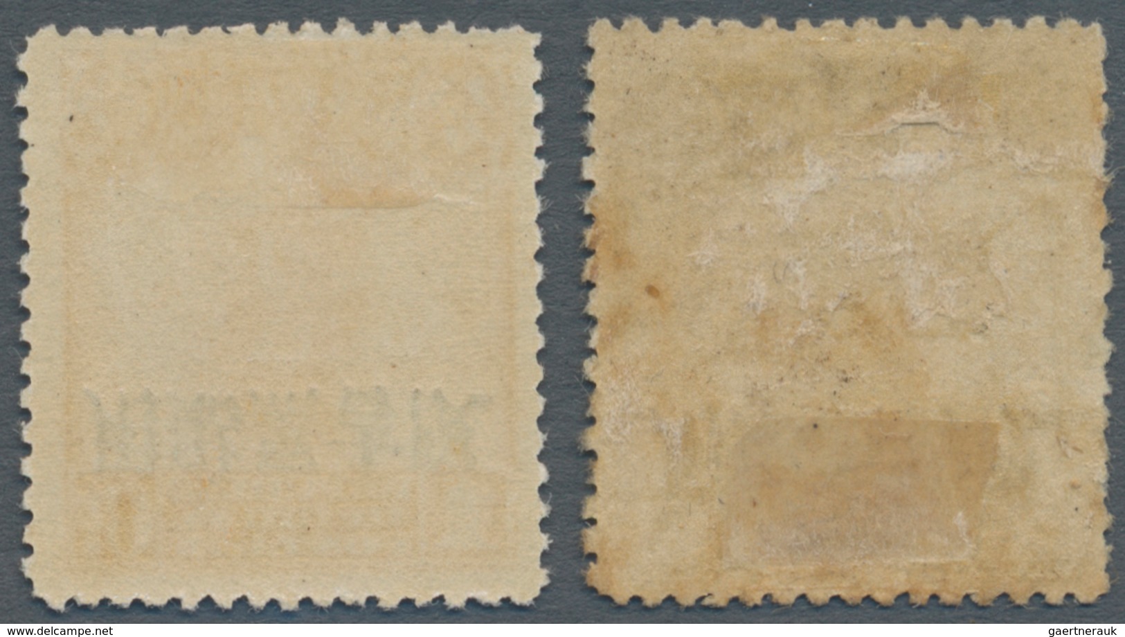 China - Provinzausgaben - Mandschurei (1927/29): 1927/29, 2nd Peking Printing, Overprinted Inverted, - Mandchourie 1927-33