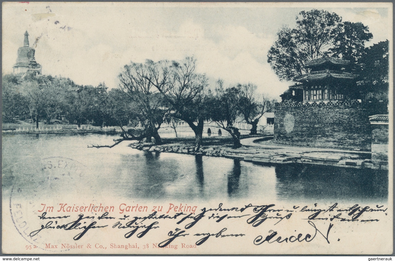 China - Fremde Postanstalten / Foreign Offices: Germany, 1898/1901, 3 Pf. Brown Unovpt. With Ovpt. 3 - Autres & Non Classés