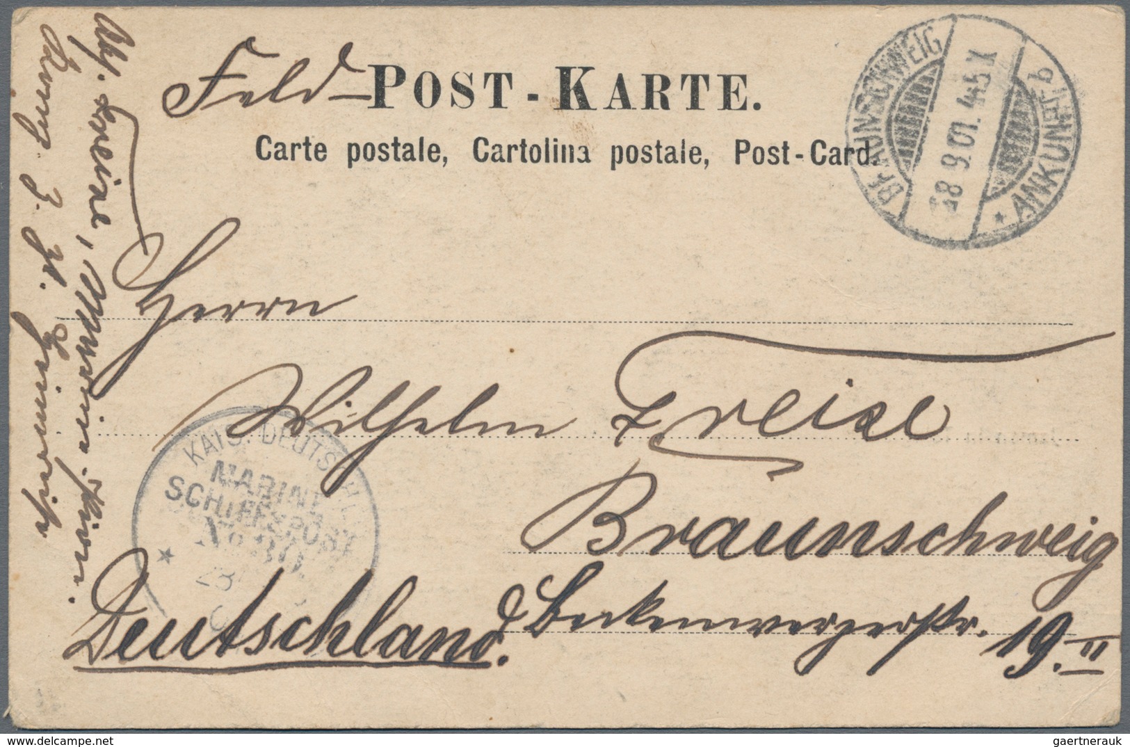 China - Fremde Postanstalten / Foreign Offices: Germany, 1900, Field Posts, Boxer Upheava: 1901 Ppc - Other & Unclassified