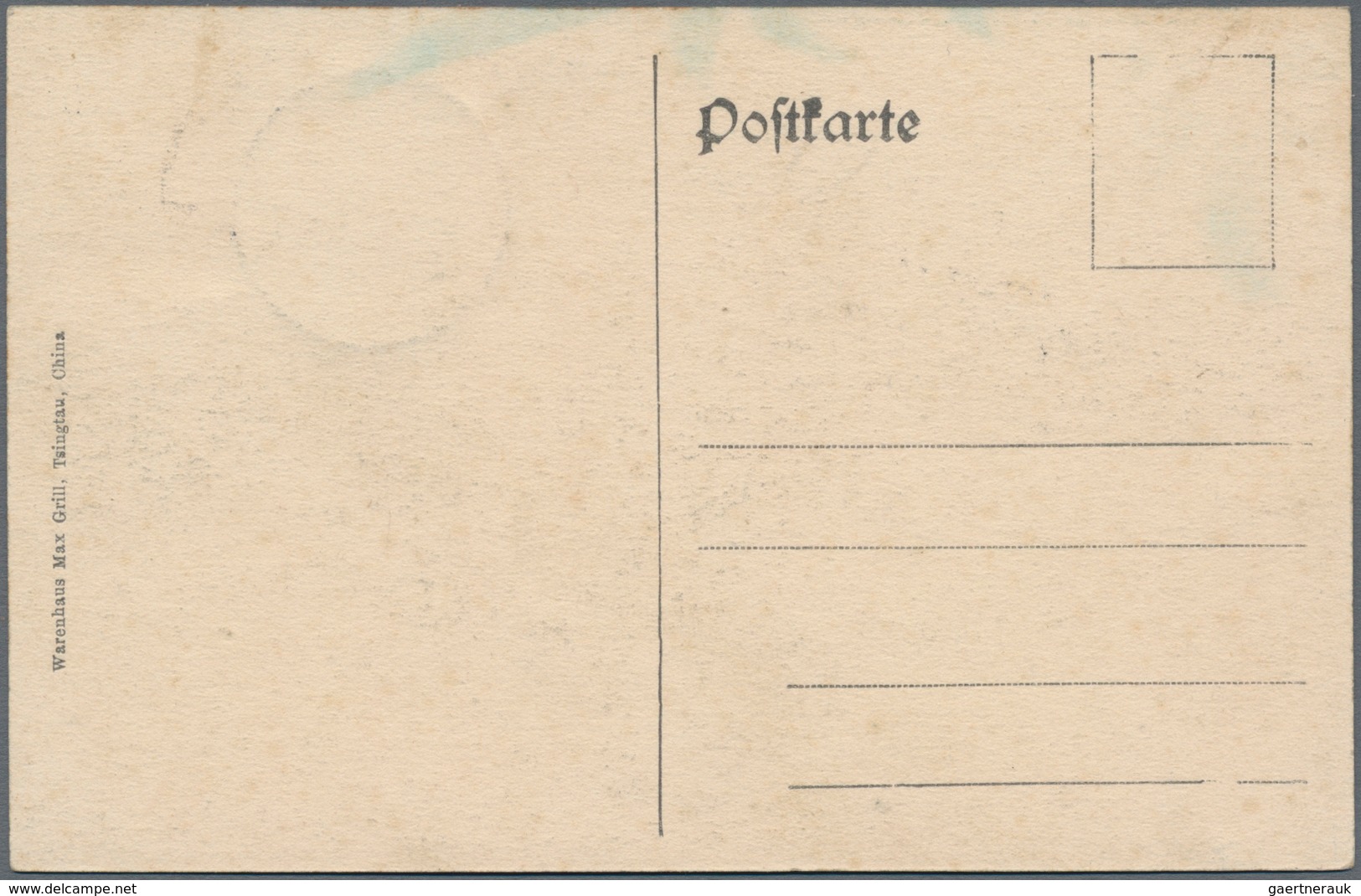 China - Fremde Postanstalten / Foreign Offices: Germany, 1907/12, 20 C./40 C. Registered Resp. 10 C. - Otros & Sin Clasificación