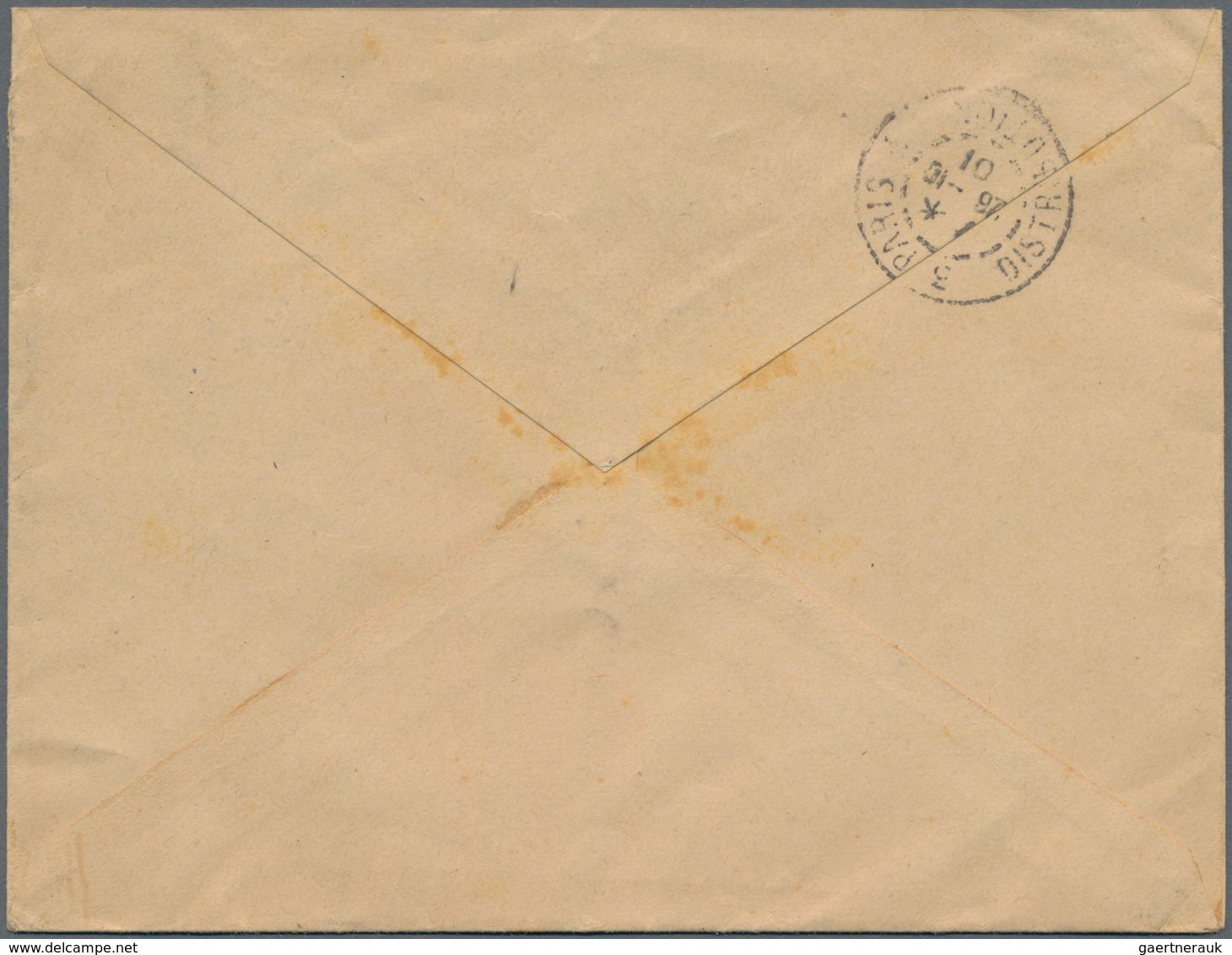 China - Besonderheiten: 1901, French Military Mail, Preprinted Envelope Of CEDC Originating From 're - Other & Unclassified