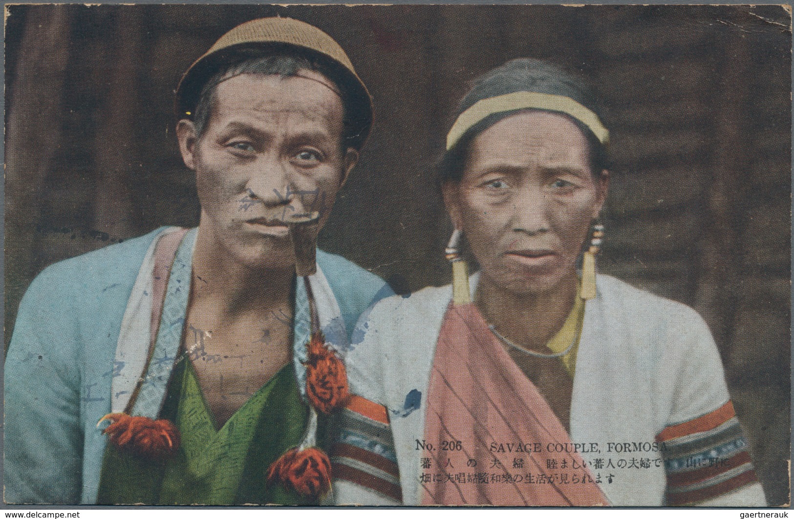 China - Taiwan (Formosa): Taiwan, 1937/40, Ppc (4) All Real Used And Showing Colour Views Of Aborigi - Unused Stamps