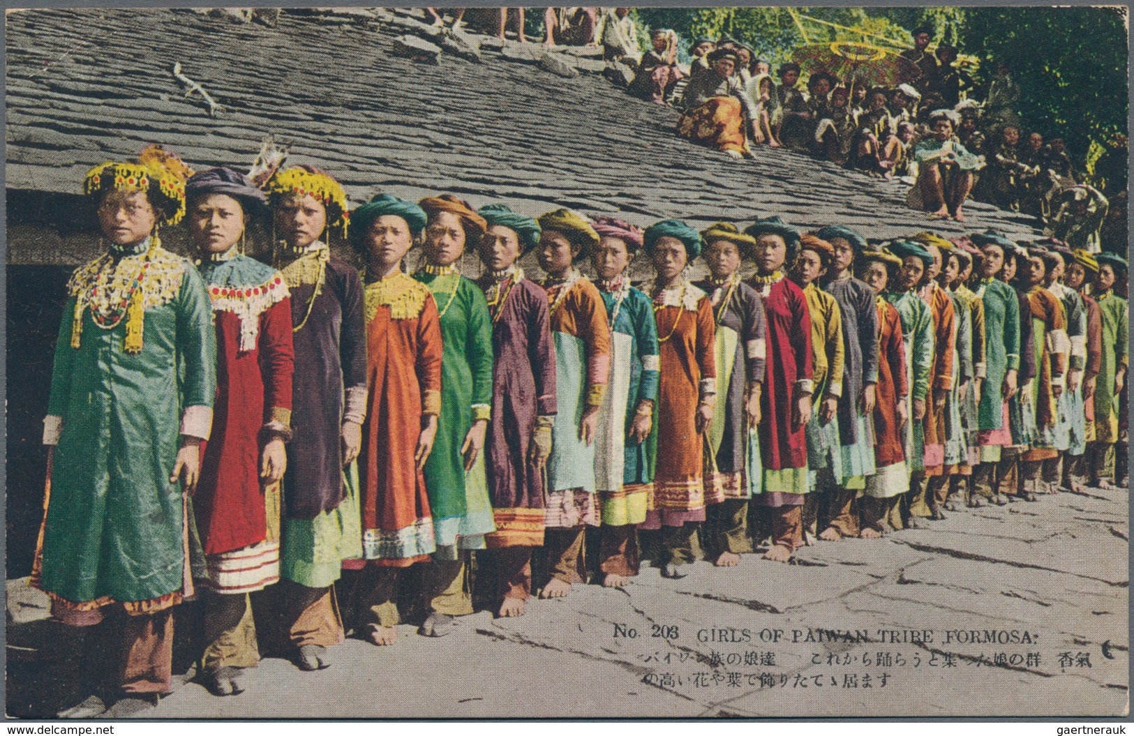 China - Taiwan (Formosa): Taiwan, 1937/40, ppc (4) all real used and showing colour views of aborigi