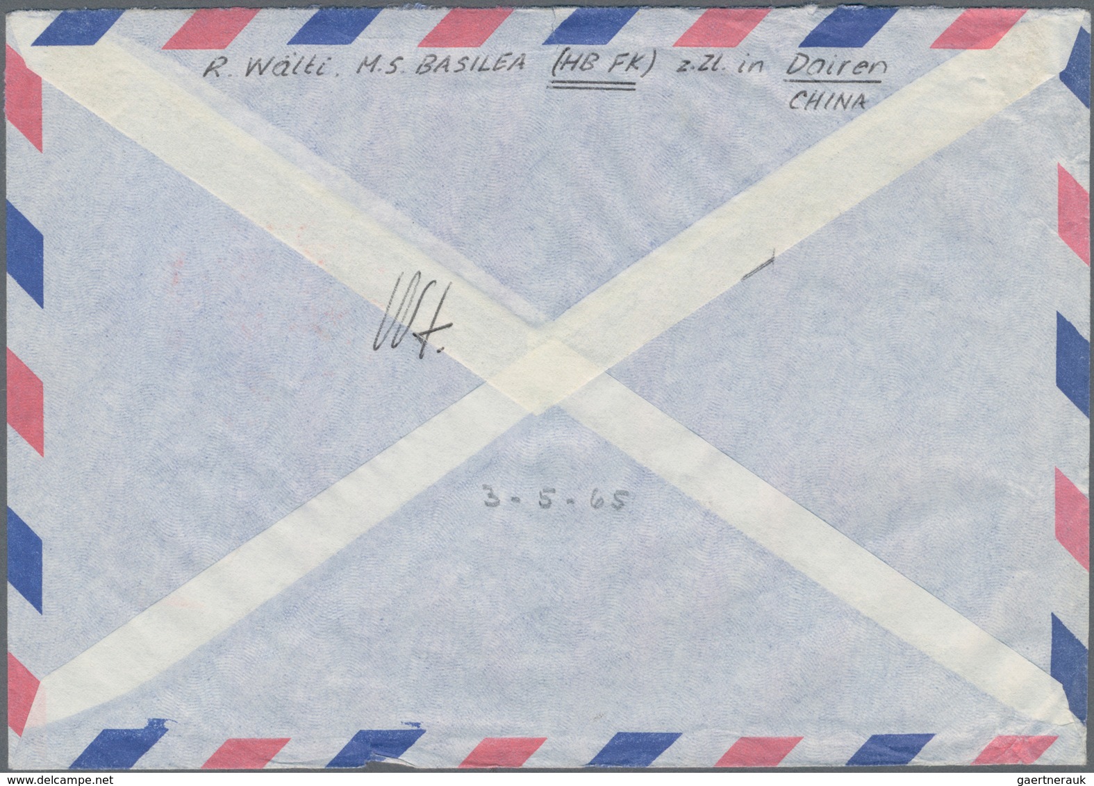 China - Volksrepublik: 1962/65, Covers (4 Inc. 1 Card) To Austria, USA 82) And Switzerland, The Lett - Lettres & Documents