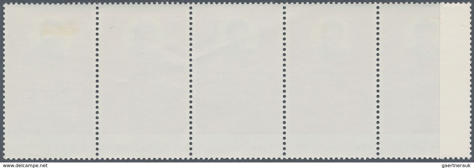 China - Volksrepublik: 1968, Directives Of Mao Tse-tung (W10), Stripe Of 5, MNH, 2 Folds Between The - Lettres & Documents