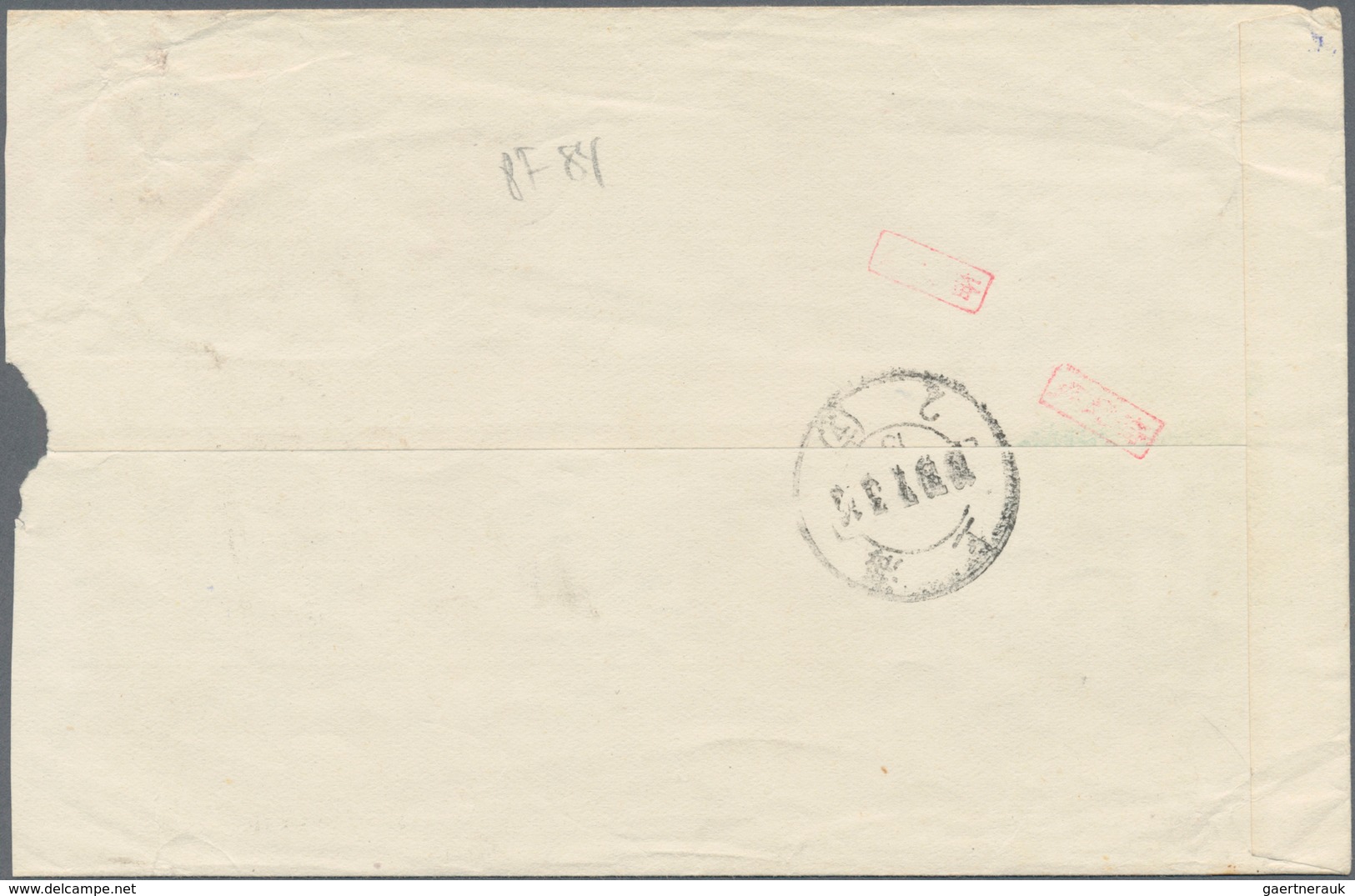 China - Volksrepublik - Ganzsachen: 1970/73, "paper Cut" Envelopes 10 F. Carmine: Used As Postal Ser - Postales