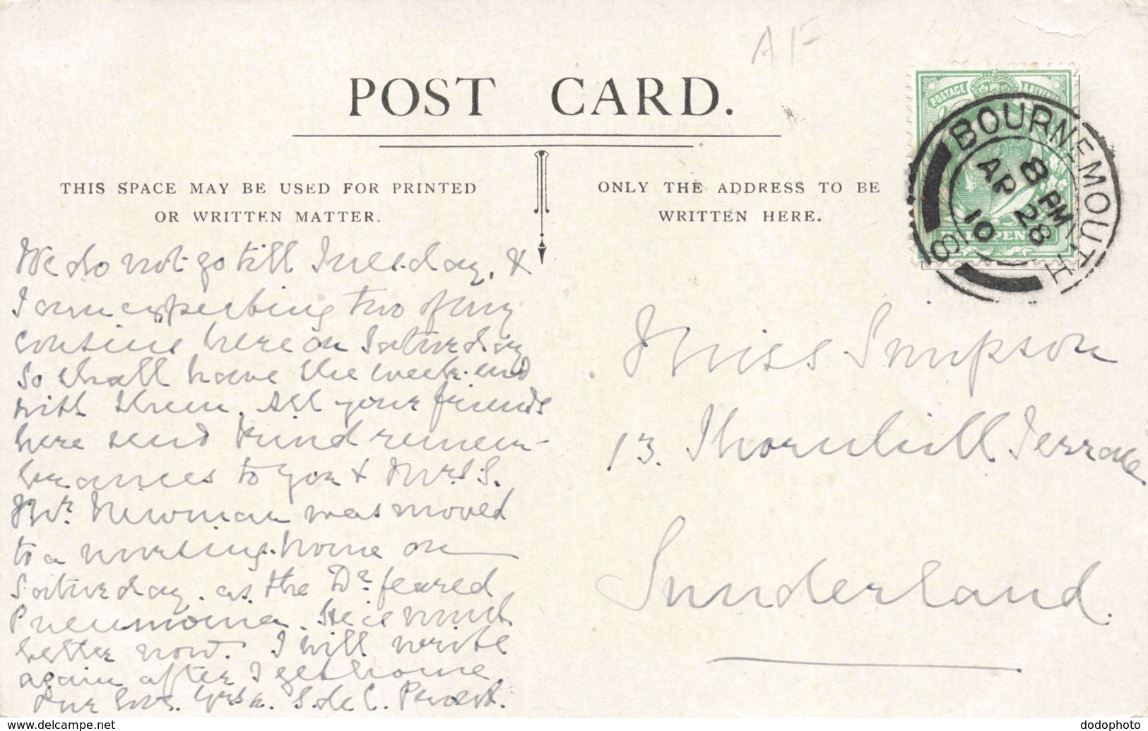 R215878 Redlands. St. Michaels Road. Bournemouth. 1910 - Mundo