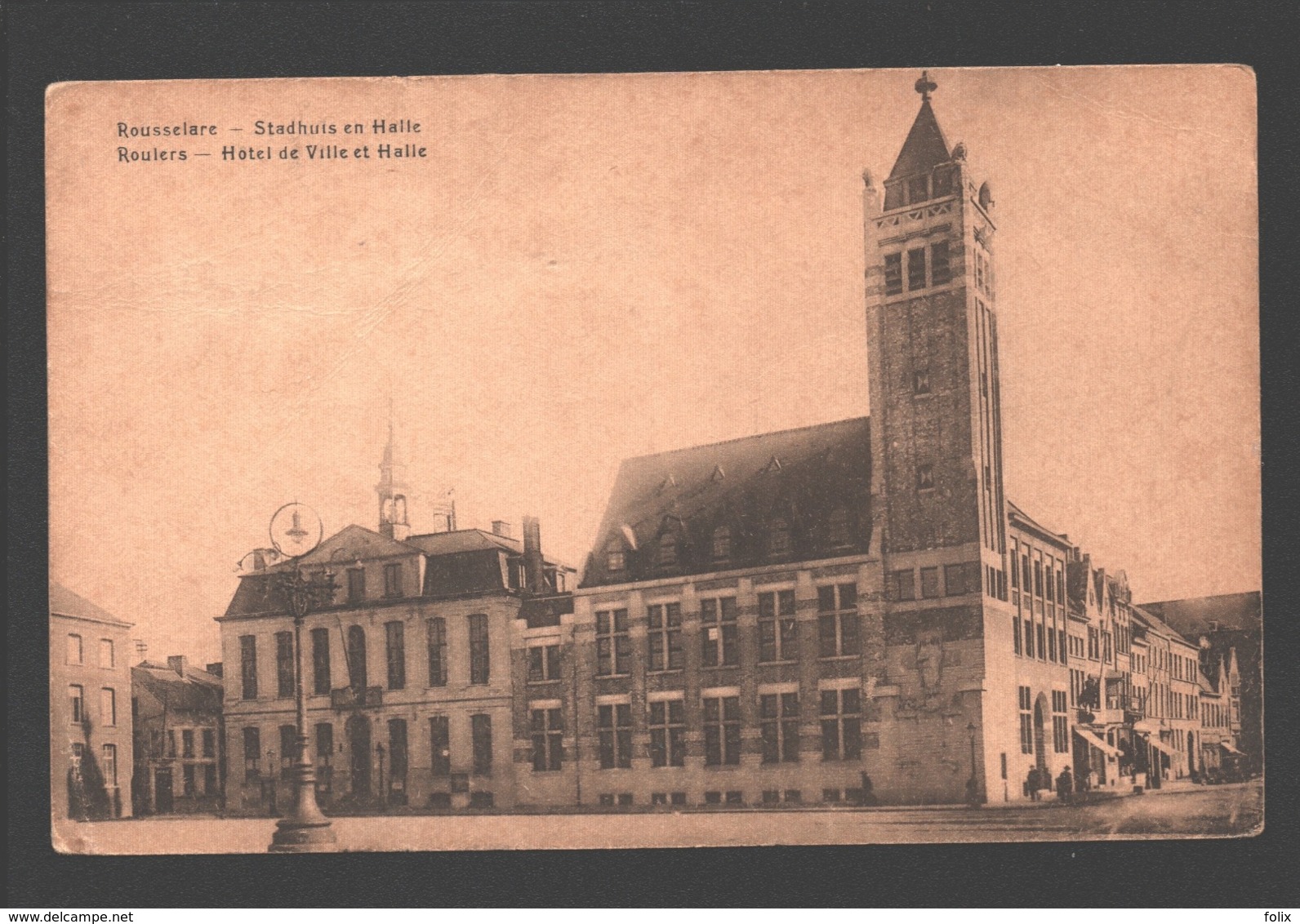 Roeselare / Rousselare - Stadhuis En Halle - 1930 - Roeselare