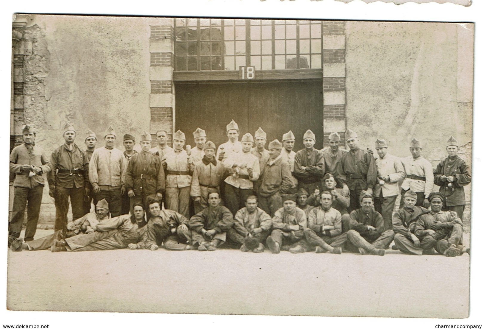 Carte Photo - Sainte-Menehould - Marne - Régiment - 6 Boa 4e Compagnie - 2 Scans - Barracks