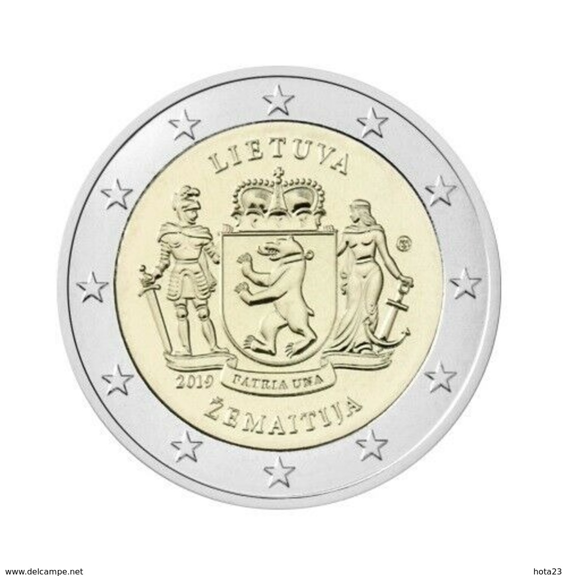 Litauen 2019 2 EURO Samogitia Aus Der Serie Ethnographische Regionen UNC FROM MINT ROLL - Litouwen