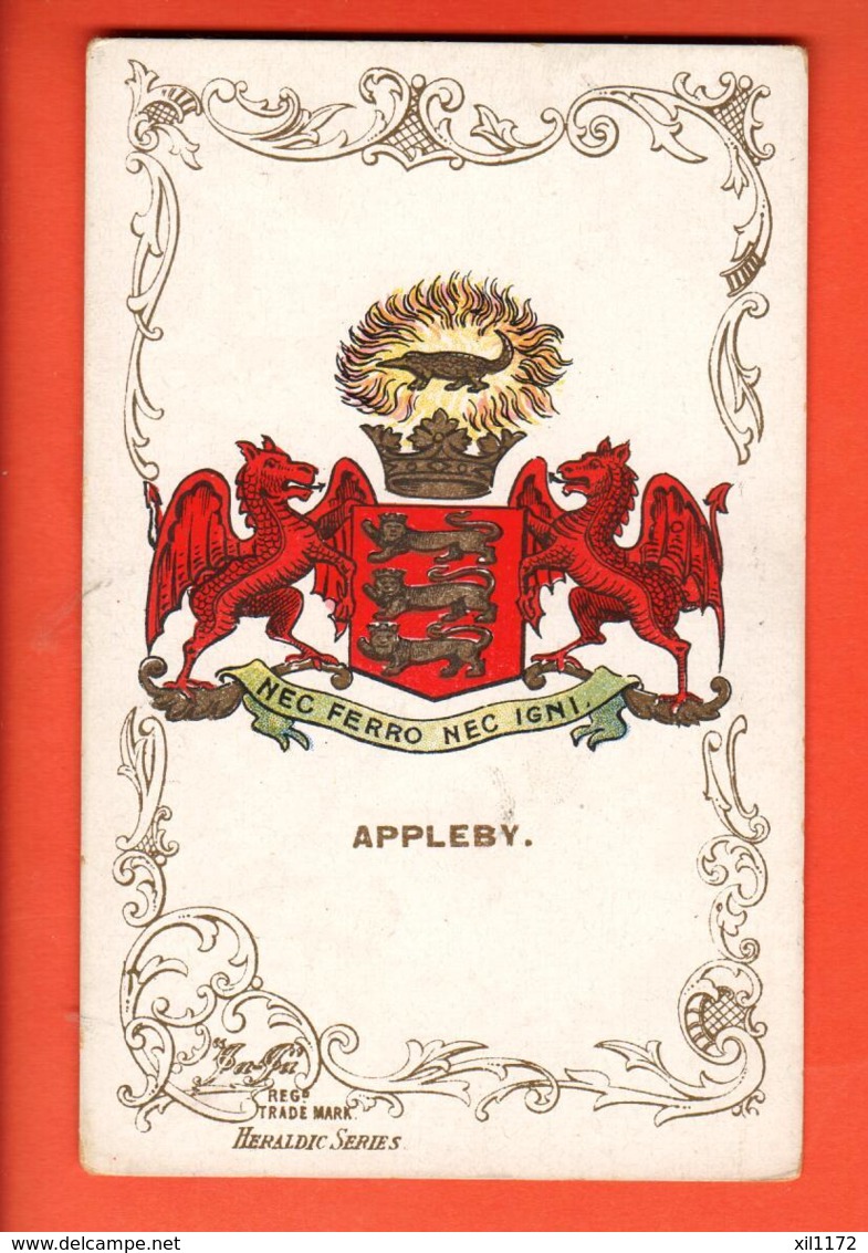 MTW-40  NEC FERRO NEC IGNI  APPLEBY, Heraldic Serie Heraldisme  Not Used - Genealogy