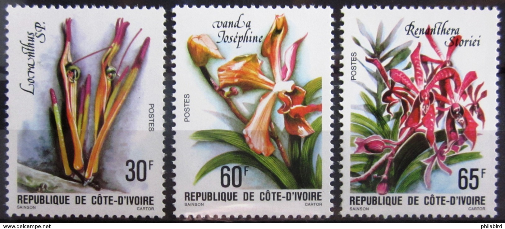 COTE D'IVOIRE                   N° 485/487                    NEUF** - Côte D'Ivoire (1960-...)