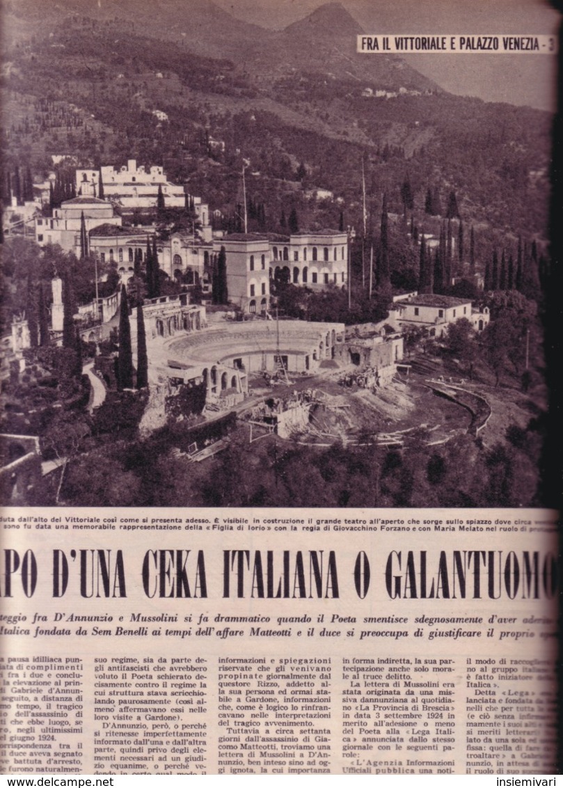 (pagine-pages)GABRIELE D'ANNUNZIO  Epoca1953/133. - Altri & Non Classificati