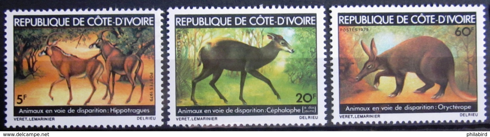 COTE D'IVOIRE                   N° 501/503                    NEUF** - Côte D'Ivoire (1960-...)