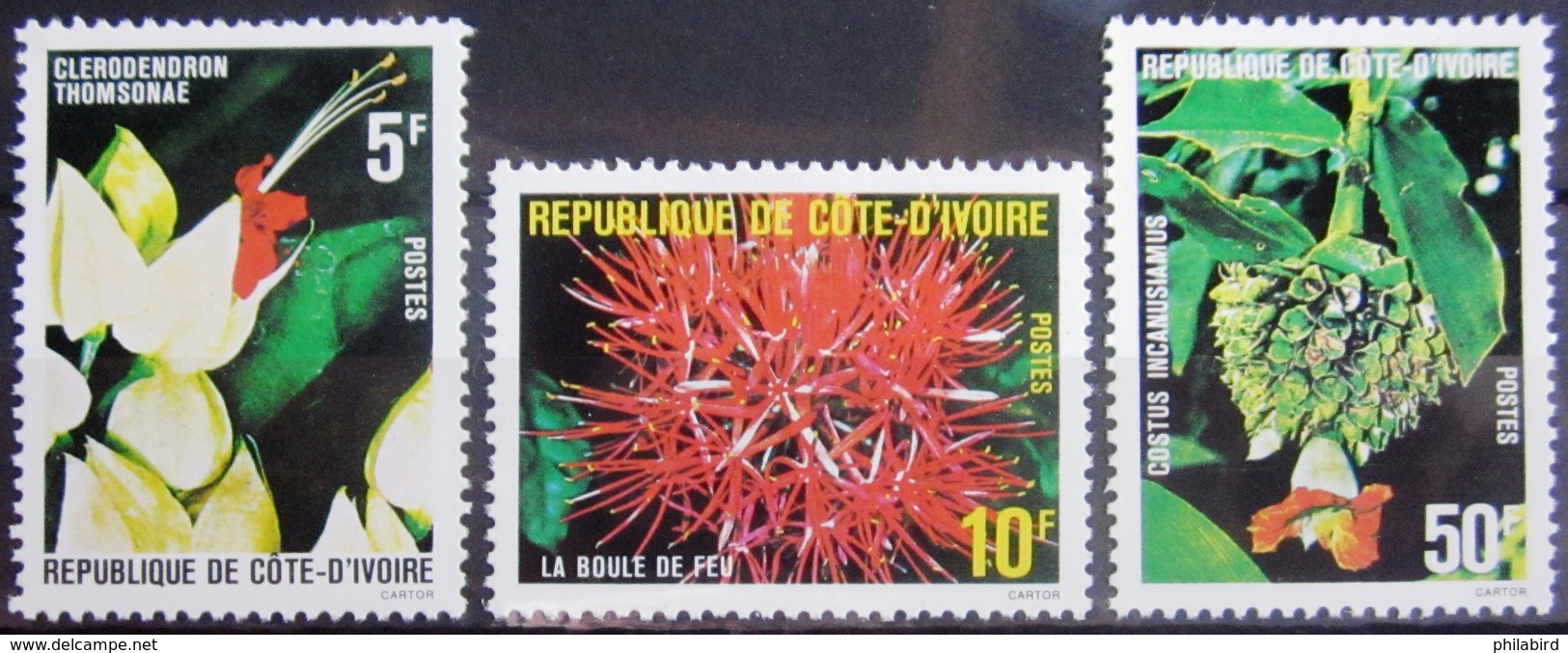 COTE D'IVOIRE                   N° 523/525                    NEUF** - Côte D'Ivoire (1960-...)