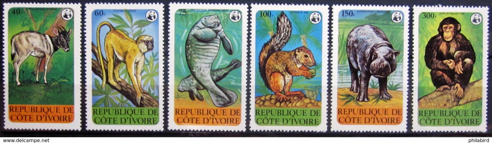COTE D'IVOIRE                   N° 516/521                    NEUF** - Côte D'Ivoire (1960-...)