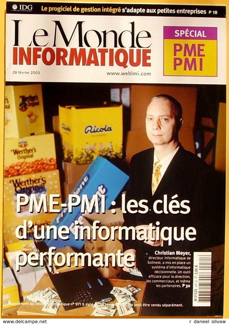Le Monde Informatique N° 971 S + Supplément - 28/2/2003 (TBE+) - Informatique
